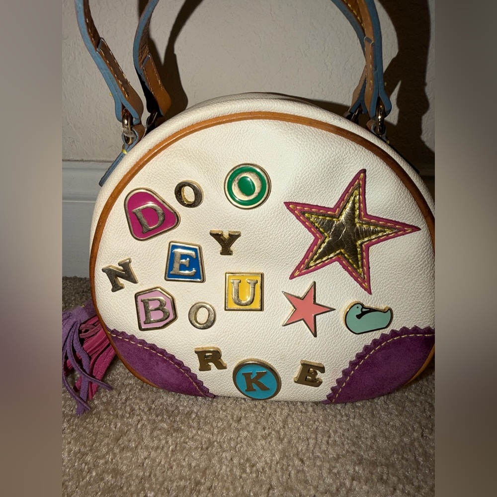 Rare Vintage Y2K Limited Ed. Dooney & Bourke x Lindsey Lohan Collab, IT BAG - Picture 5 of 14